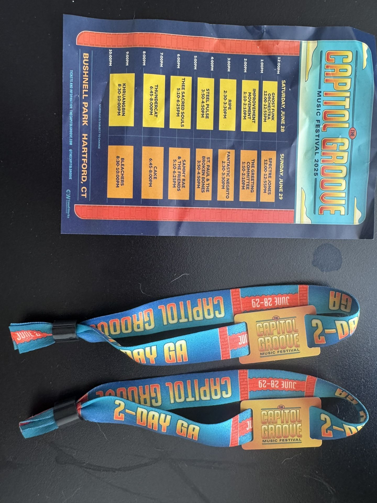 Capitol Groove Festival - Two 2-day Passes