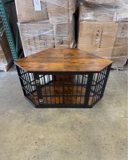 52 inch Corner Dog Crate