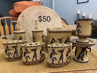 Kokopelli bathroom decor