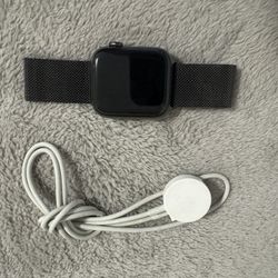 Apple Watch Series 6 GPS 44mm Space Gray Aluminum – Includes Charger & Official Apple Slate Milanese Loop M/L