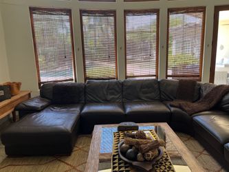 Natuzzi chocolate brown