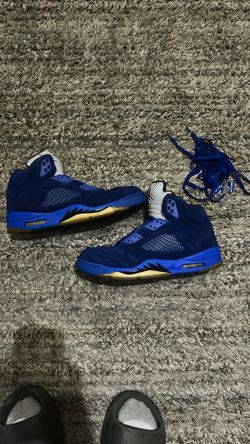 Jordan 5 suede blue size 11