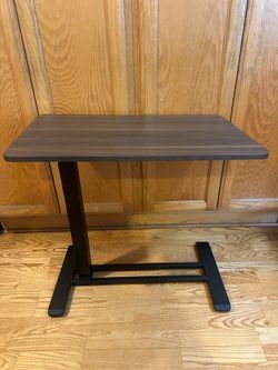 IKEA BOLLSIDAN Adjustable Laptop Stand or Mobile Side Table – Walnut/Black