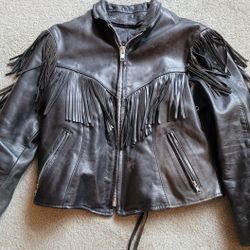 Womens Leather Motorcycle Jacket & Chaps
