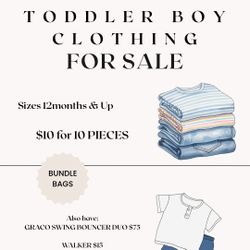 Toddler Boy Items!