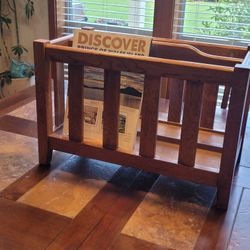 Oak Amish Magazine Rack