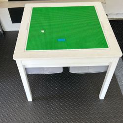 Game Table with Lego Surface - Kids