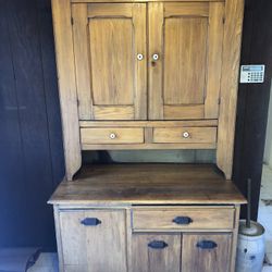 Primitive Cabinet With Dutch Influence