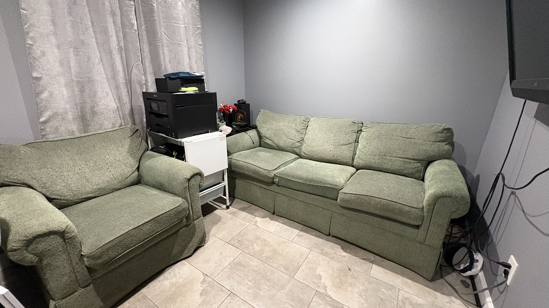 Green Couch Set