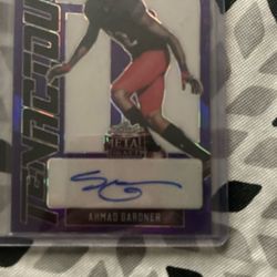 Signed AHMAD GARDNER Football Card