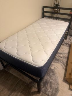 Twin Bed and Mattress