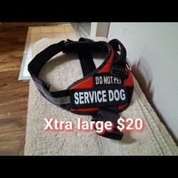 XL Service Dog Vest Like New