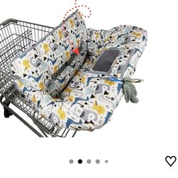Baby shopping cart cover