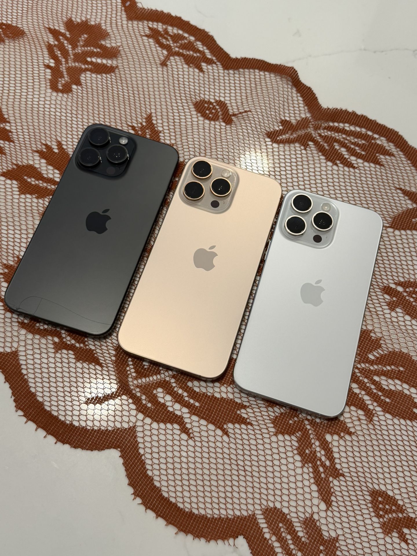 iPhone Pro Max Bundle β 3 Phones β Two Brand New 1TB Models