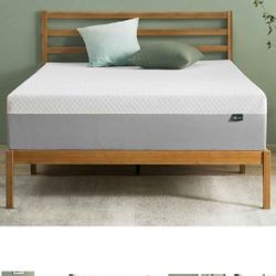 ZINUS 12 Inch Green Tea Essential Memory Foam Mattress [New Version], King, Fiberglass Free, Medium Feel, Breathable Airflow Memory Foam, Certified Sa