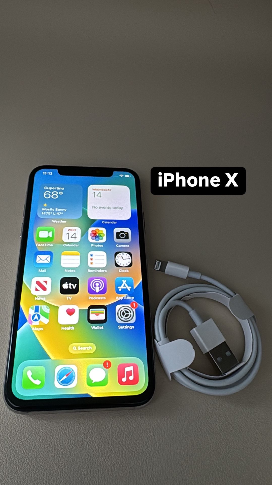iPhone X. Like New And Unlocked!