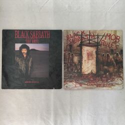 Black Sabbath “Seventh Star” and “Mob Rules” 12in LP Vinyl