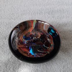 Beautiful Multi Color Glass Paperweight