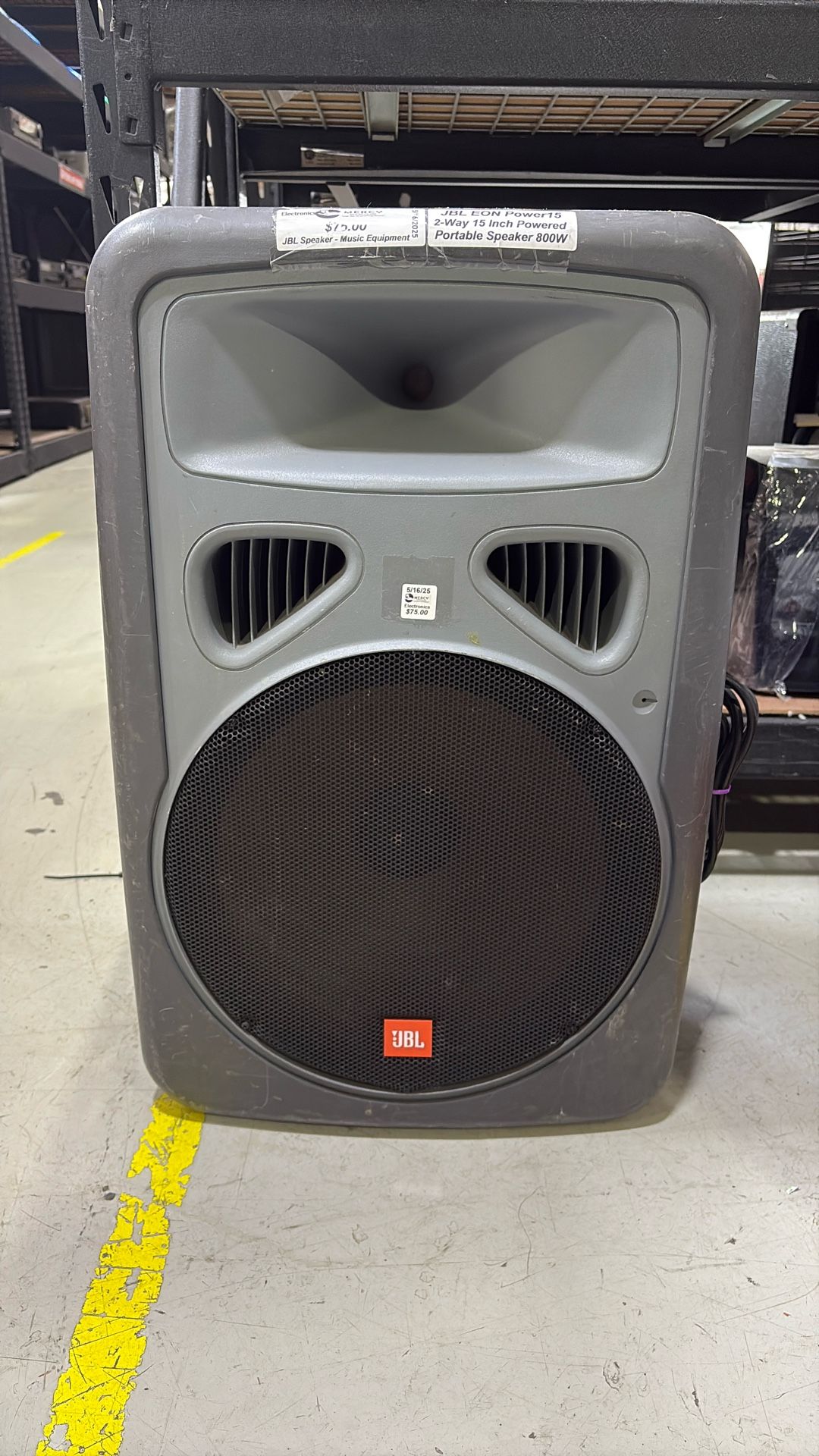 Jbl Eon Power15 2 Way 15 Inch Powered Portable Speaker 800w