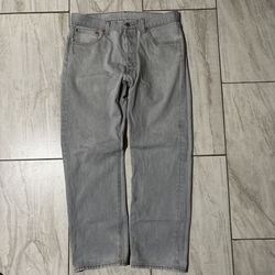 Grey Levi's 501 Jeans 36/32