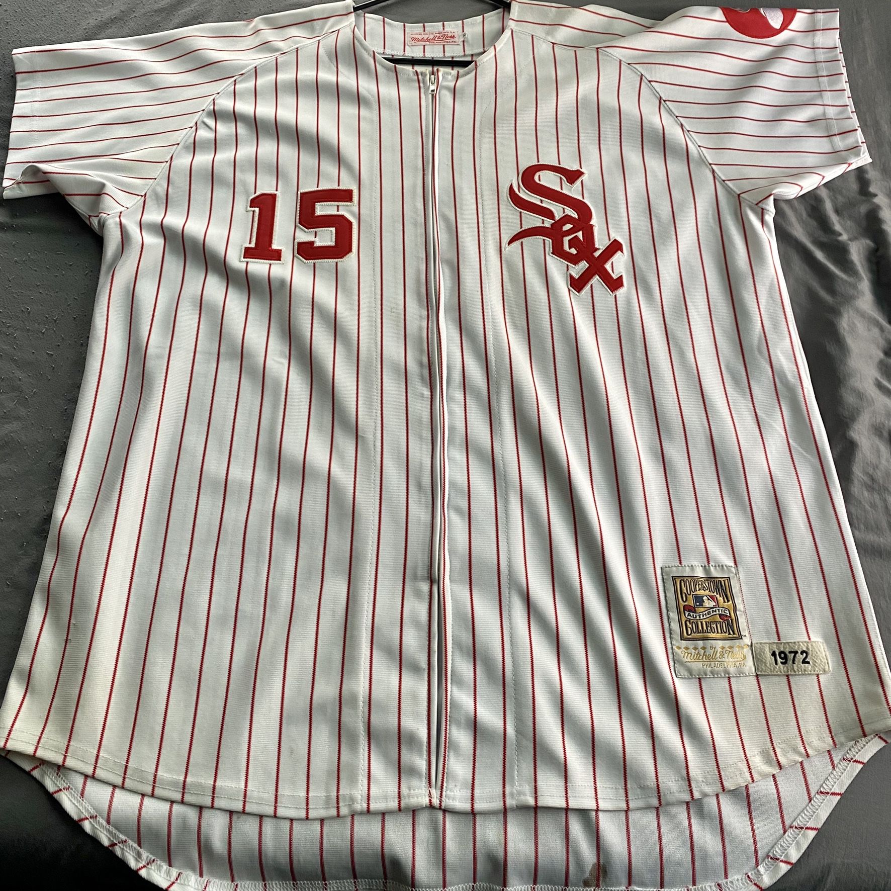 red and white white sox jersey