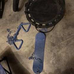 Playground Swings – Saucer Swing + Trapeze Rings + Swing Seat