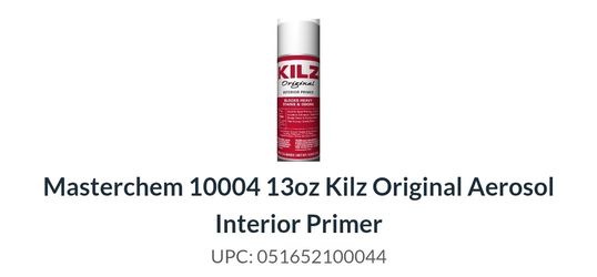 Masterchem 10004 13oz Kilz Original Aerosol Interior Primer