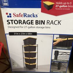 Storage Bin Rack 