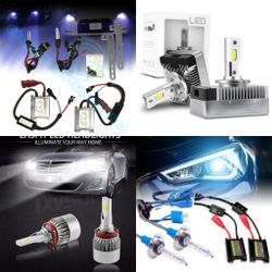 Hid Conversion Light Kit - Led Replacement Bulbs - Ballast Xenon Bulb Parts - H11 H9 H8 9006 H10 9007 Hb4 9012 Dodge Charger Ram Chevy Blazer H13 5202