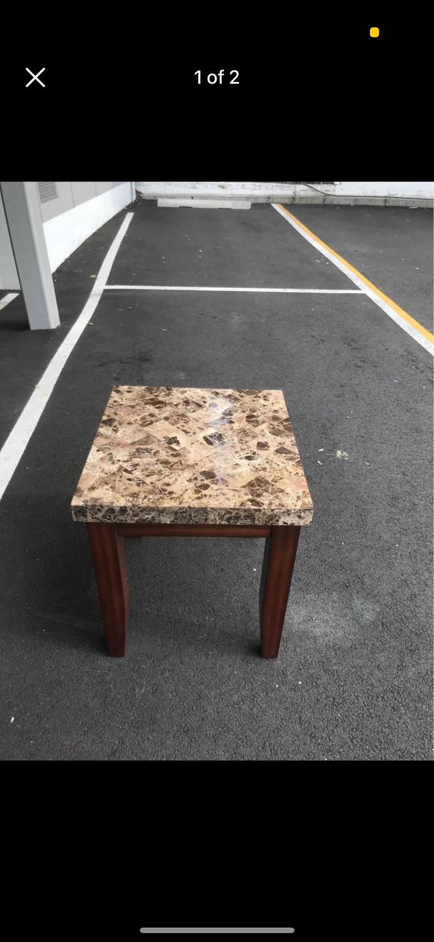 marble side table