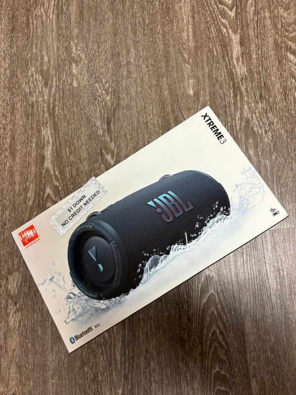 Jbl Xtreme 3 Bluetooth Speaker New - Pay $1 today and pay the rest later -
