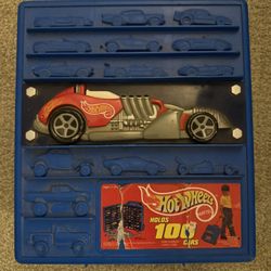 Lot Of 62 Classic Matchbox/Hot Wheels/Nascar Diecast Cars With Vintage Hot Wheels Case