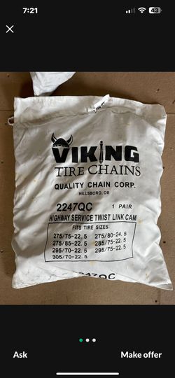 New semi truck chains ⛓  Price for bag $50