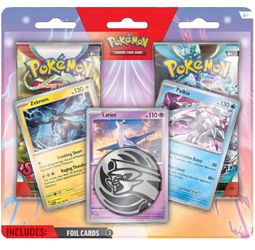 Pokemon Enhanced 2-Pack Blister Pack Latios, Zekrom and Palkia promo cards