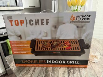 Top Chef Smokeless Indoor Electric Grill