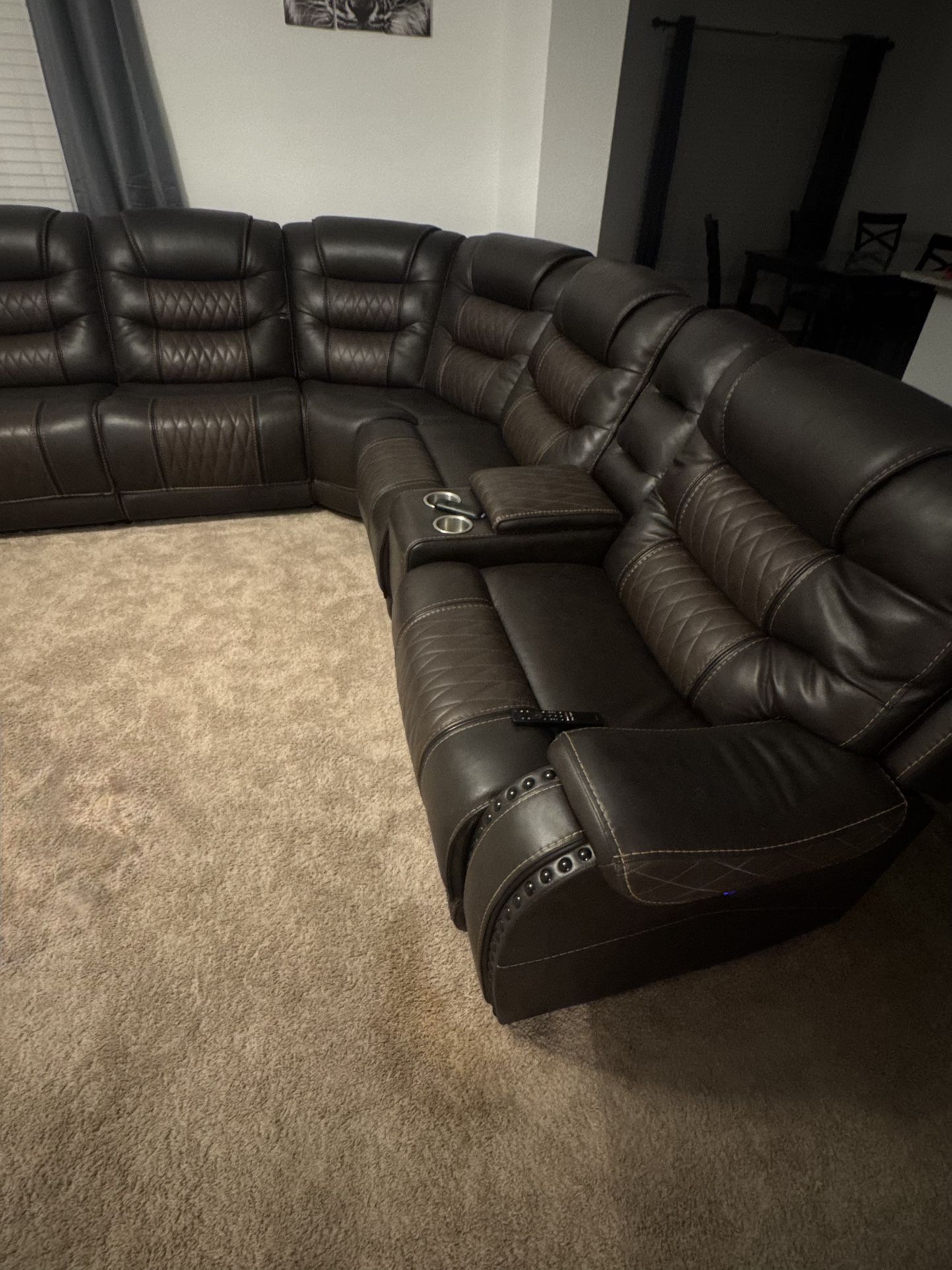 Power Reclining Sectional