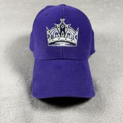 Los Angeles Kings Hat Cap Adjustable Promo Purple Hockey Cap NHL 100% Cotton