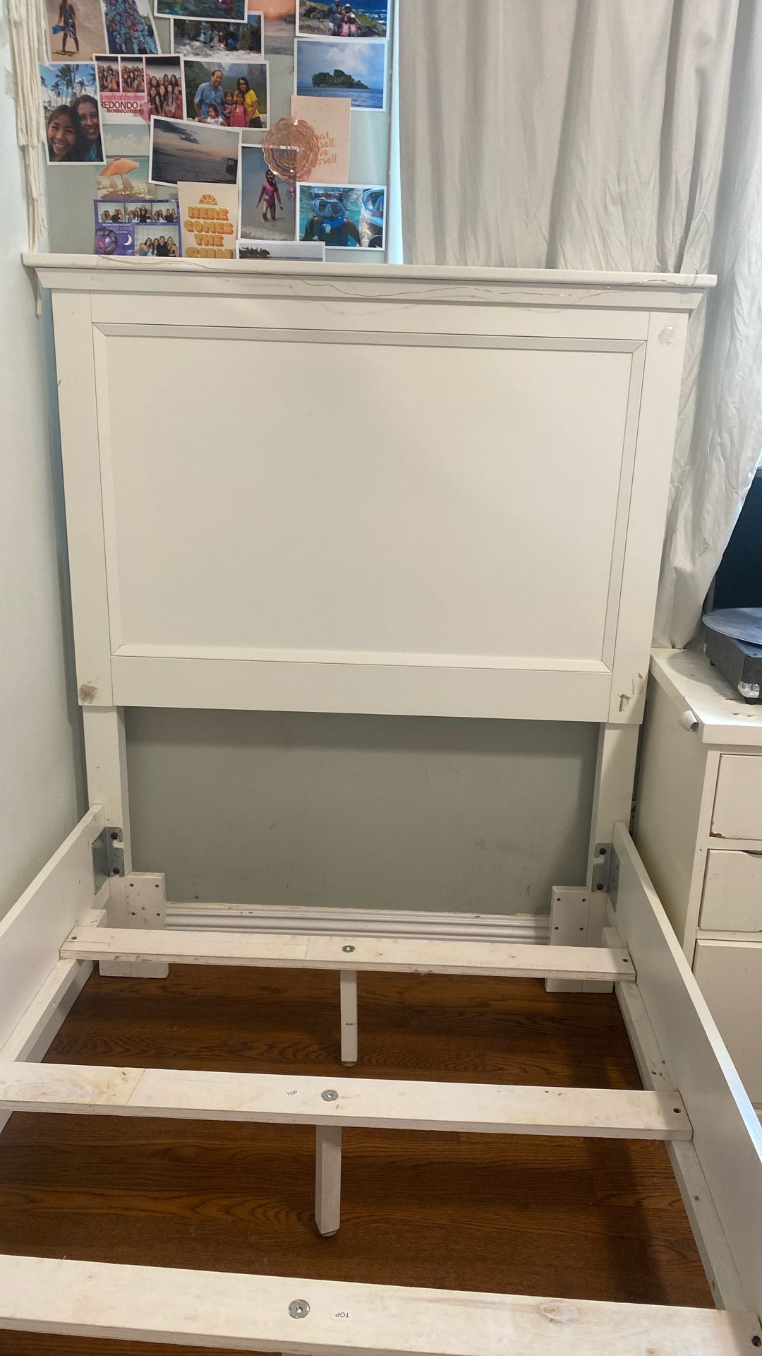 Twin Bed White