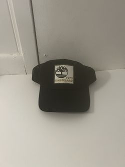 Timberland 1973 Trucker Hat, Black Adjustable Cap. Mesh, Logo. OSFM