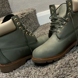 Dark Green Timberlands 