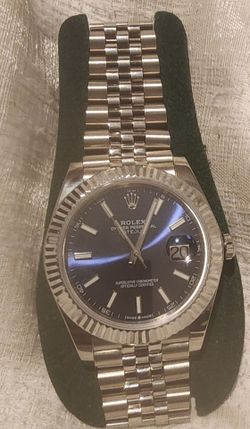 ROLEX DATEJUST 41 BLUE STICK DIAL