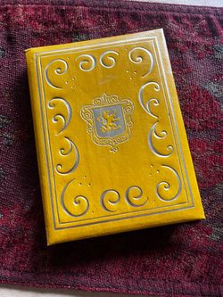 Vintage 1960s Deluxe All Occasion Address Book – Gold Embossed Hardcover