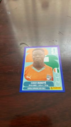 Panini Oumar Diakité soccer Sticker Card