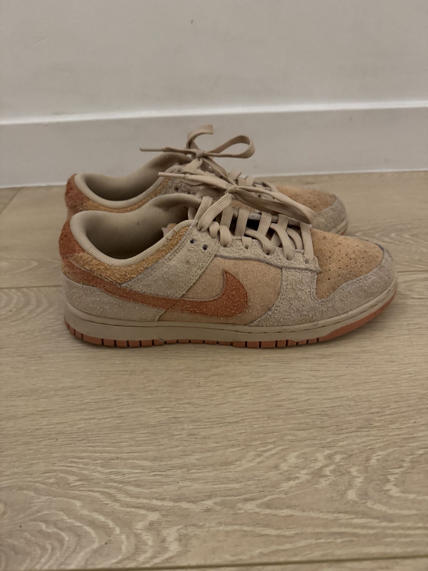 Nike Dunk Low Shimmer/Burnt Sunrise-Amber Brown Tan HF5075-287 Men's Size 9.5