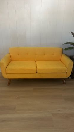 Yellow couch