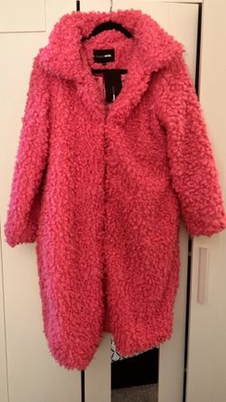 Bright Barbie Pink Coat