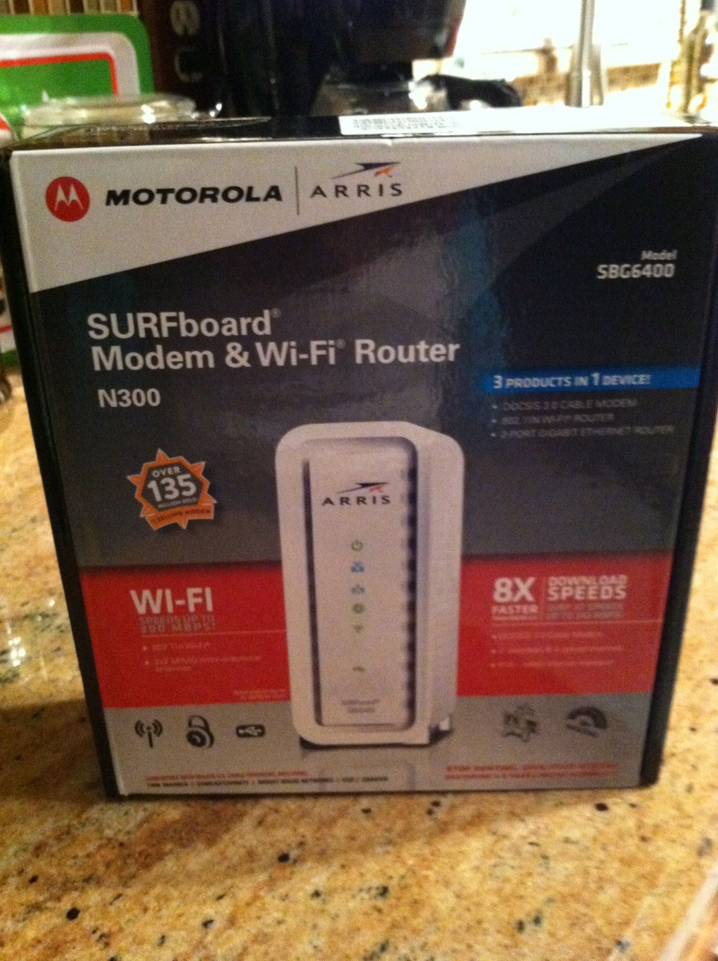 New Modem & wi fi router