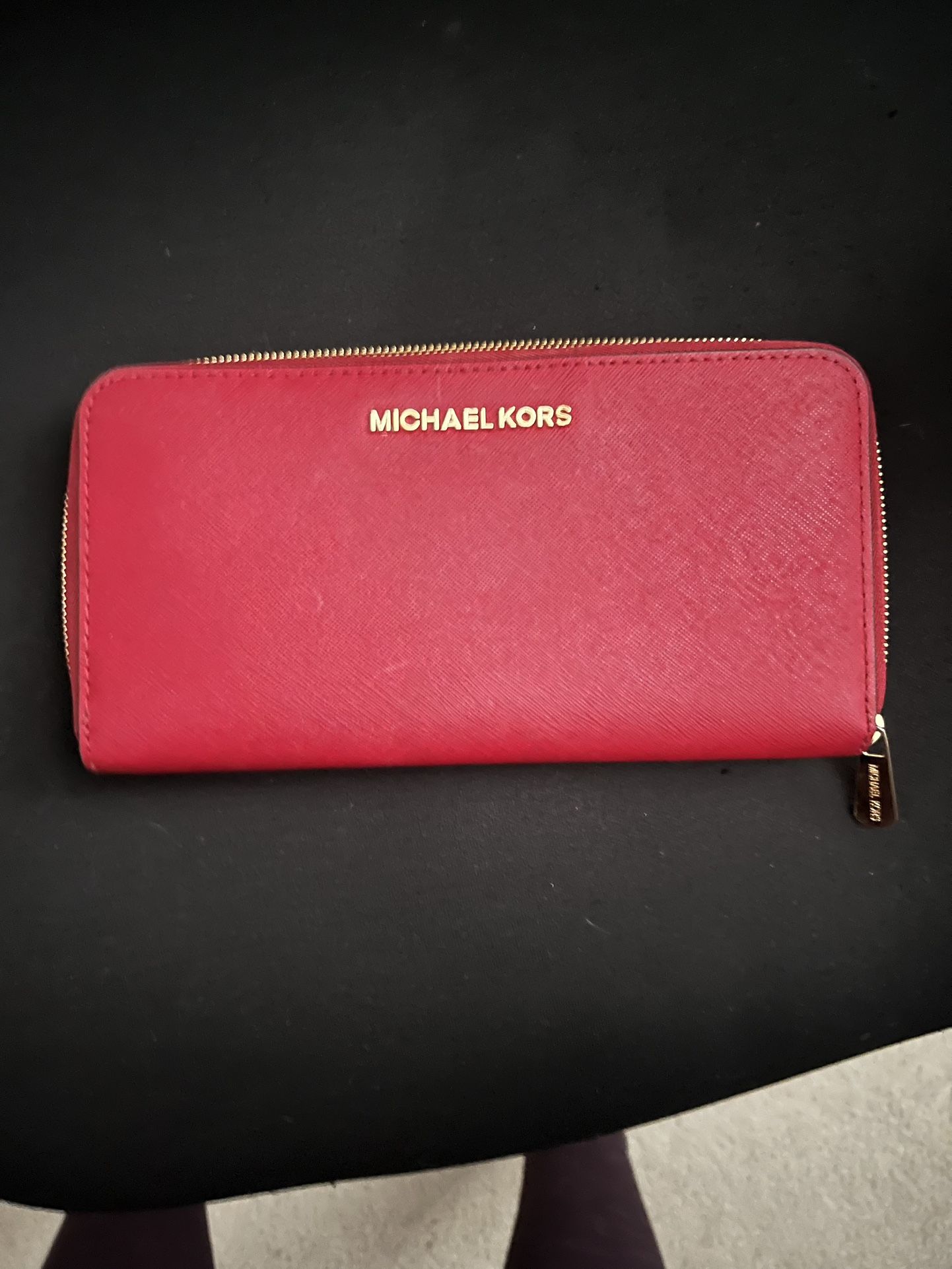 Michael Kors Red Passport Wallet