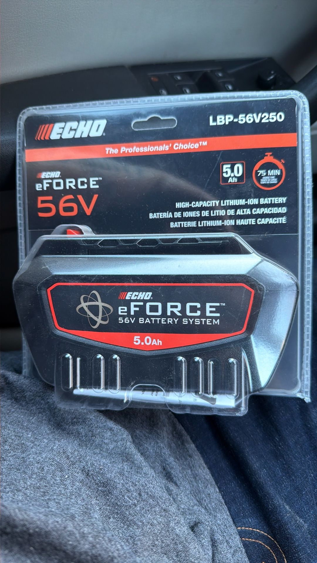 Echo EForce 56v Battery
