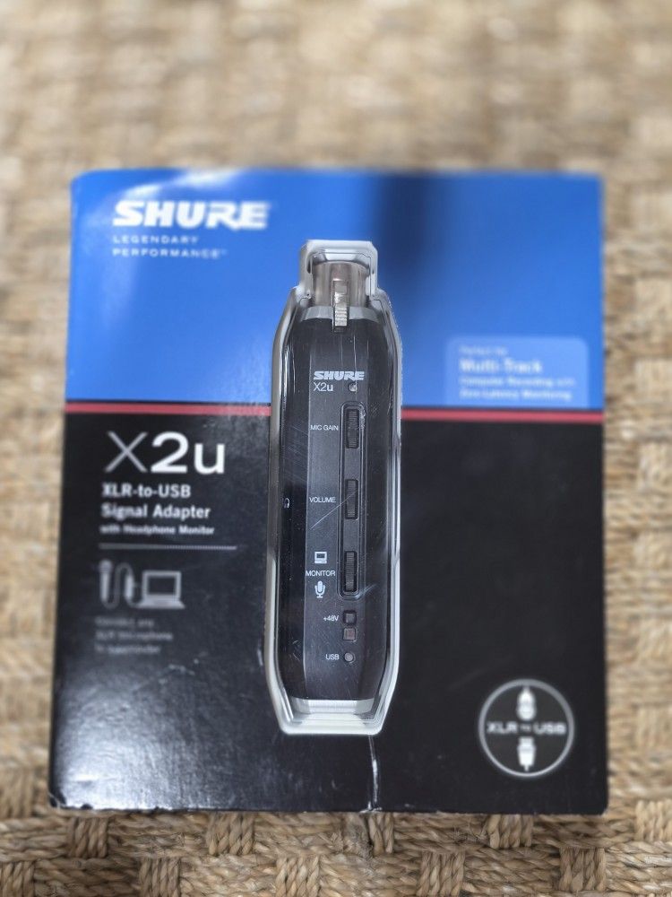 Shure X2u XLR-to-USB Signal Adapter
